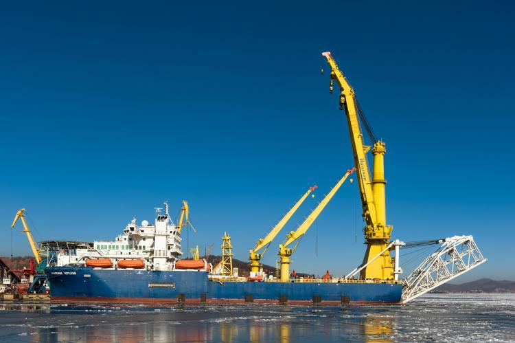 The Akademik Cherskiy, A Russian Pipe Laying Vessel, to Complete Nord